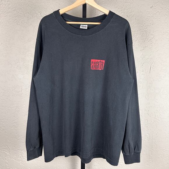 Slaughter The Wild Life 1992 Tour Rock Metal XL Band Longsleeve - Picture 4 of 5